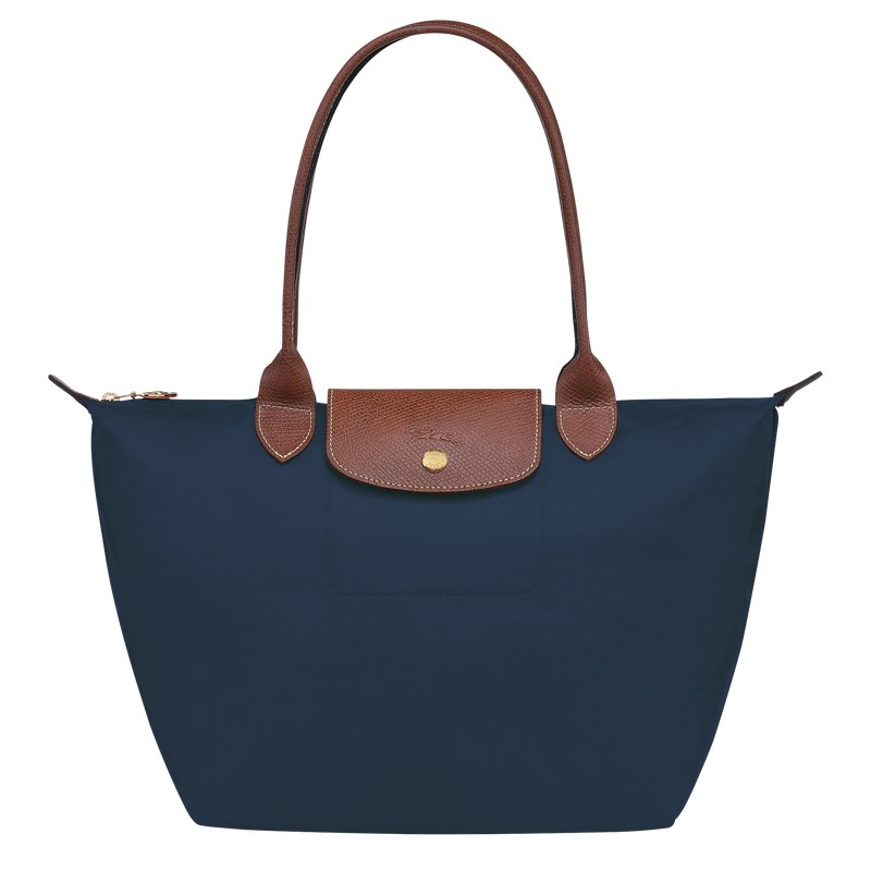 Longchamp Le Pliage Original M Tote Bag Navy | 1936IYZMO