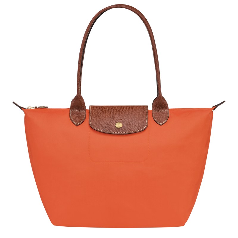 Longchamp Le Pliage Original M Tote Bag Orange | 1769KSUIO