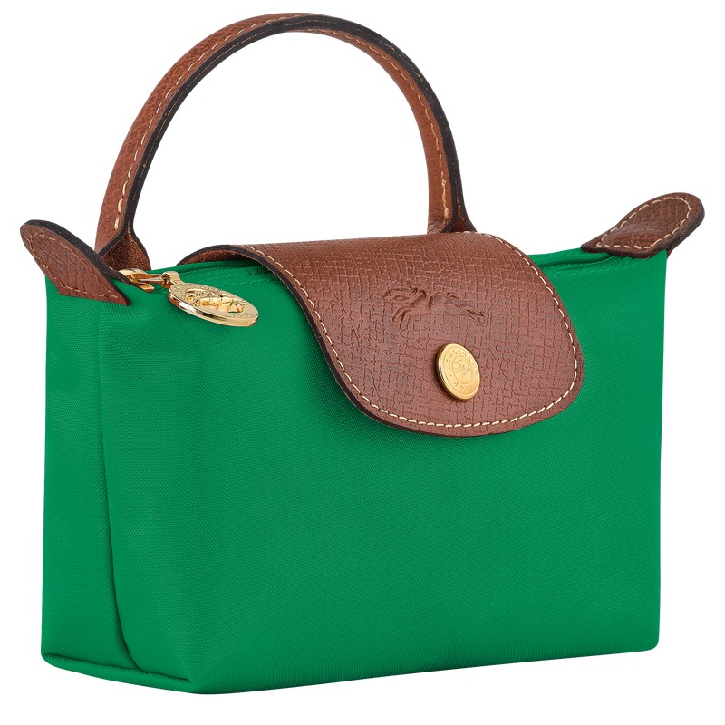 Longchamp Le Pliage Original Pouch With Handle Grün | 1079ZUYAP