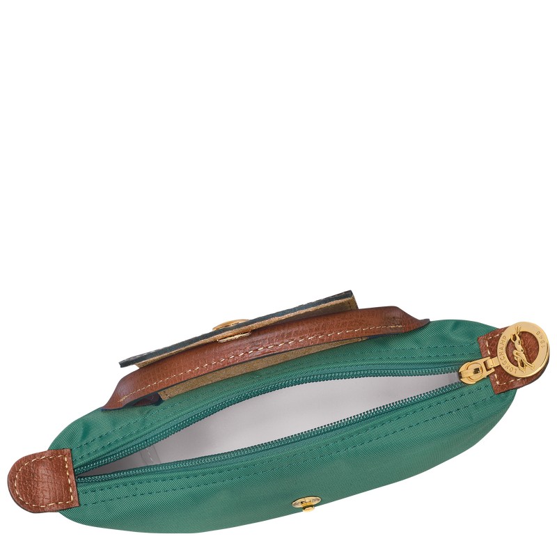 Longchamp Le Pliage Original Pouch With Handle Sage | 1948EZGBV