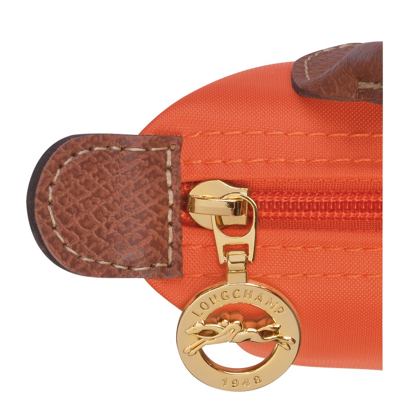 Longchamp Le Pliage Original Pouch With Handle Orange | 4076JNDFU