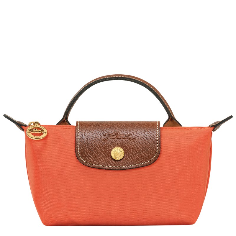 Longchamp Le Pliage Original Pouch With Handle Orange | 5429FVIYB