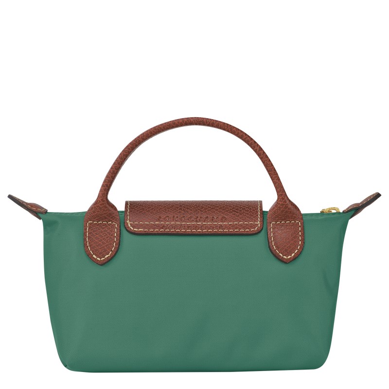 Longchamp Le Pliage Original Pouch With Handle Sage | 1796HGXMU