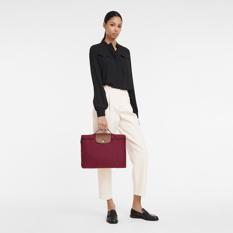 Longchamp Le Pliage Original S Briefcase Rot | 8394SWRTY