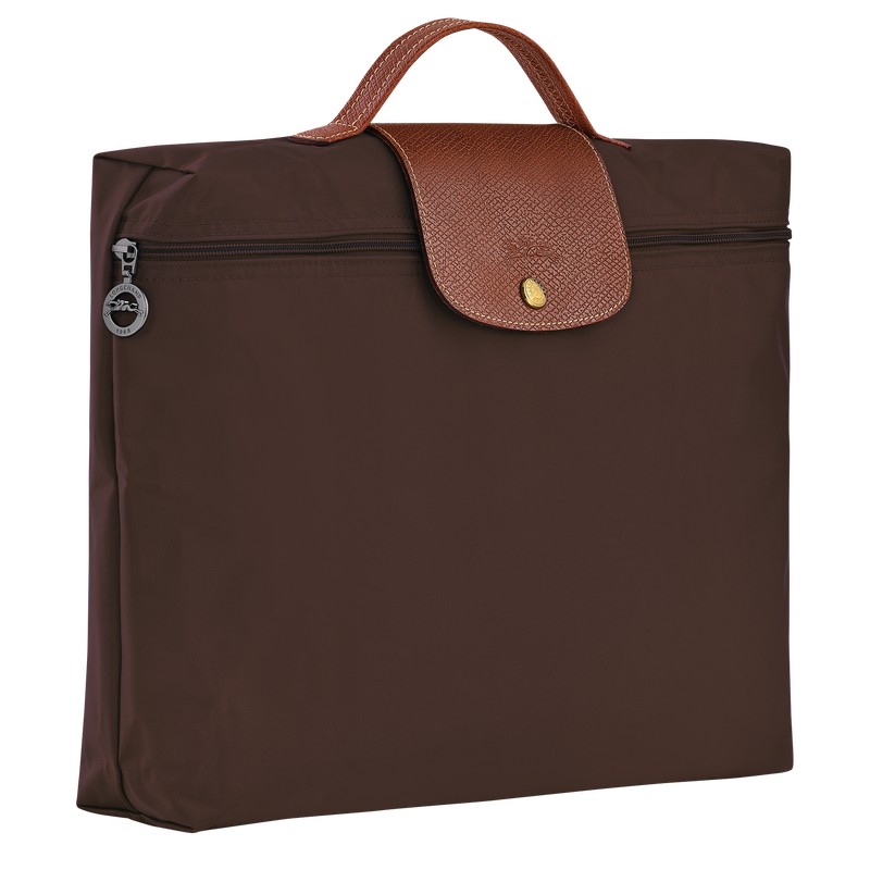 Longchamp Le Pliage Original S Briefcase Ebony | 8403UDHFV