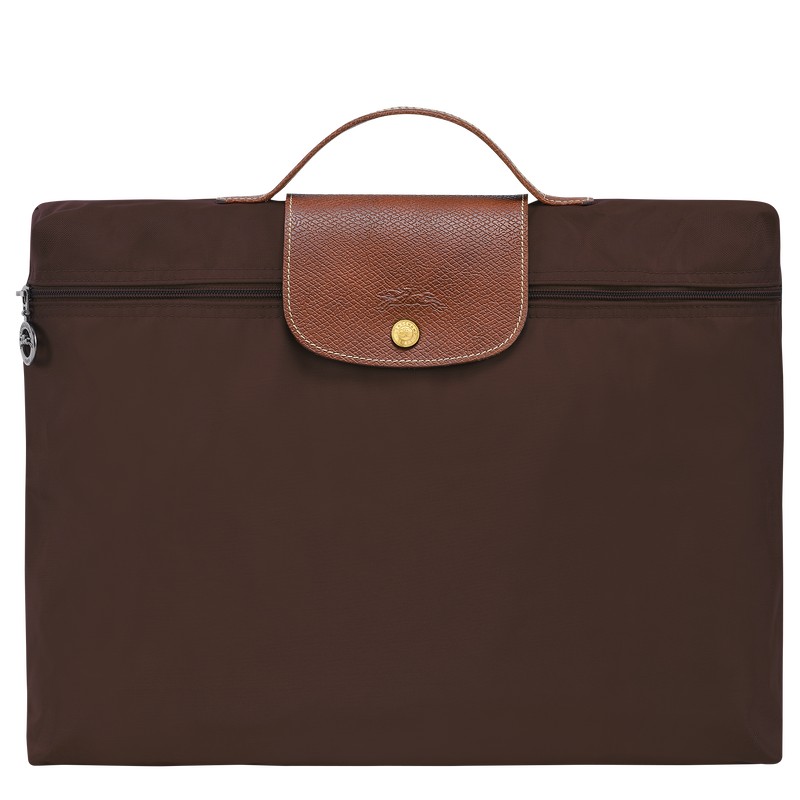 Longchamp Le Pliage Original S Briefcase Ebony | 8403UDHFV