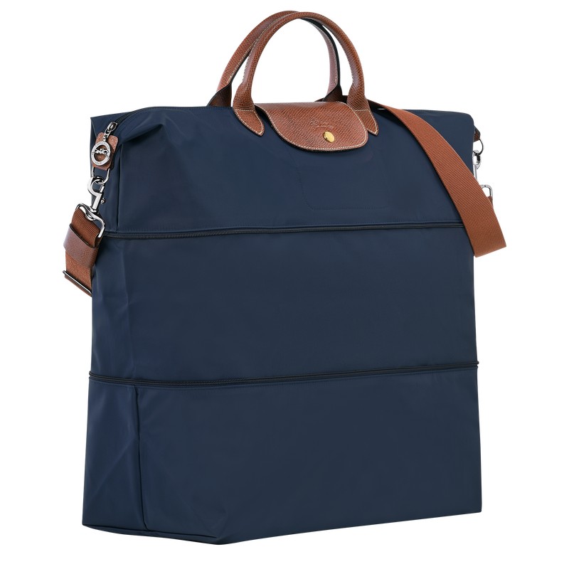 Longchamp Le Pliage Original Travel Bag Expandable Navy | 6570LBUPQ