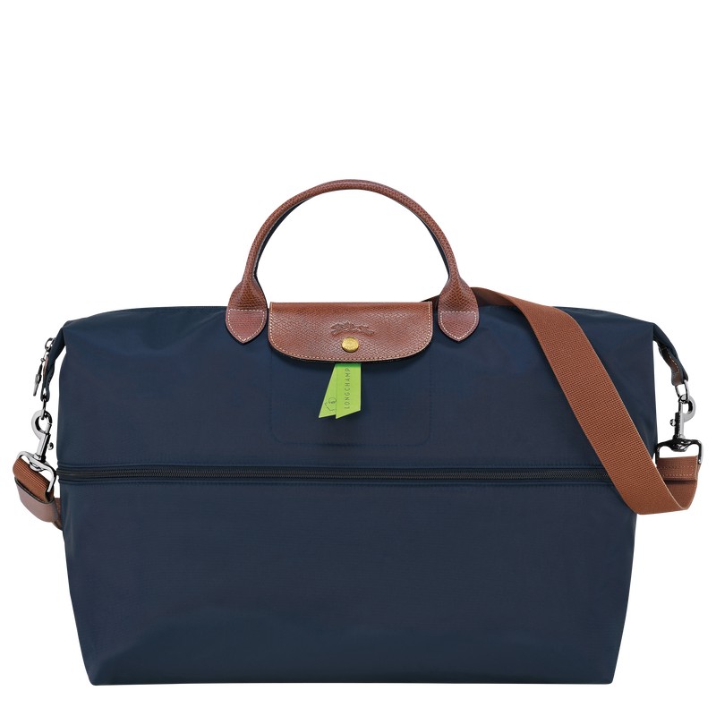 Longchamp Le Pliage Original Travel Bag Expandable Navy | 6570LBUPQ