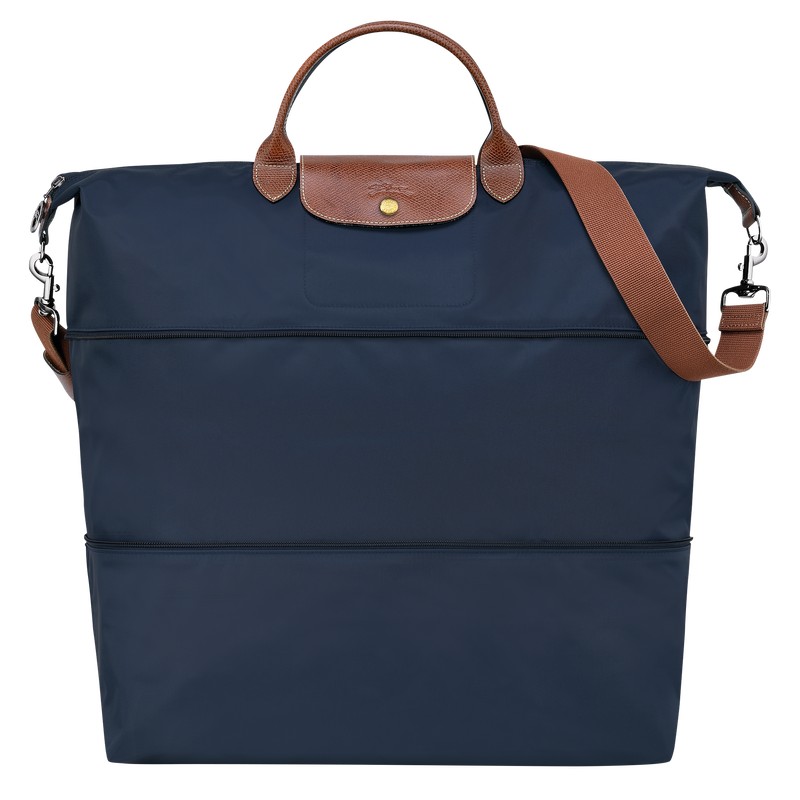 Longchamp Le Pliage Original Travel Bag Expandable Navy | 6570LBUPQ