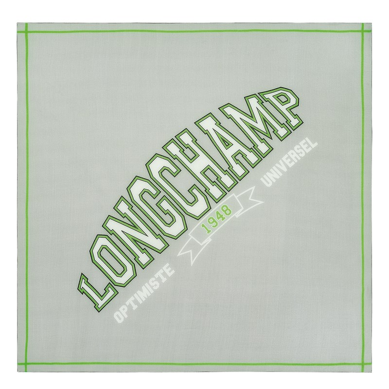 Longchamp Le Pliage University Scarf Grau | 4986RAGXT