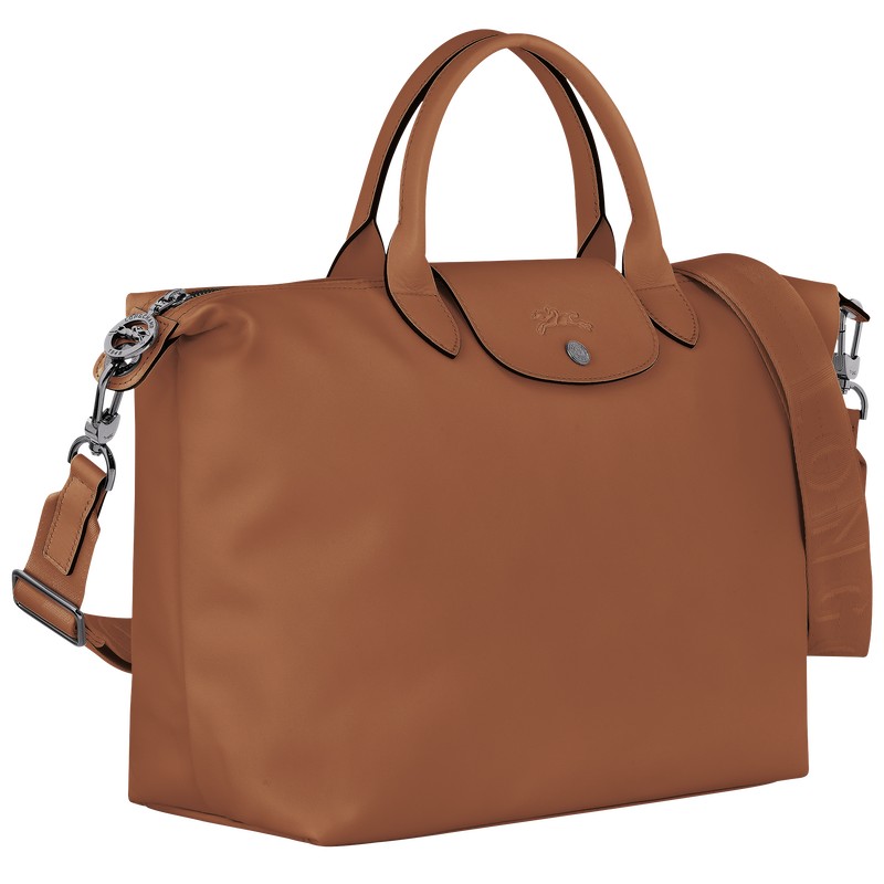 Longchamp Le Pliage Xtra L Handbag Cognac | 8364CDGUX