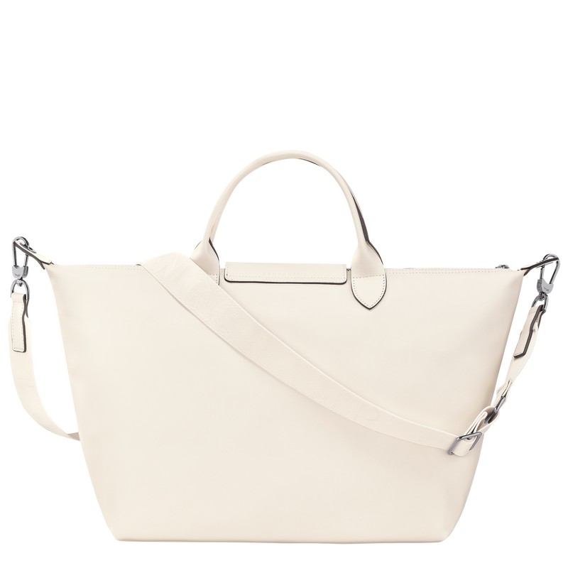 Longchamp Le Pliage Xtra L Handbag Ecru | 2013GMJKV