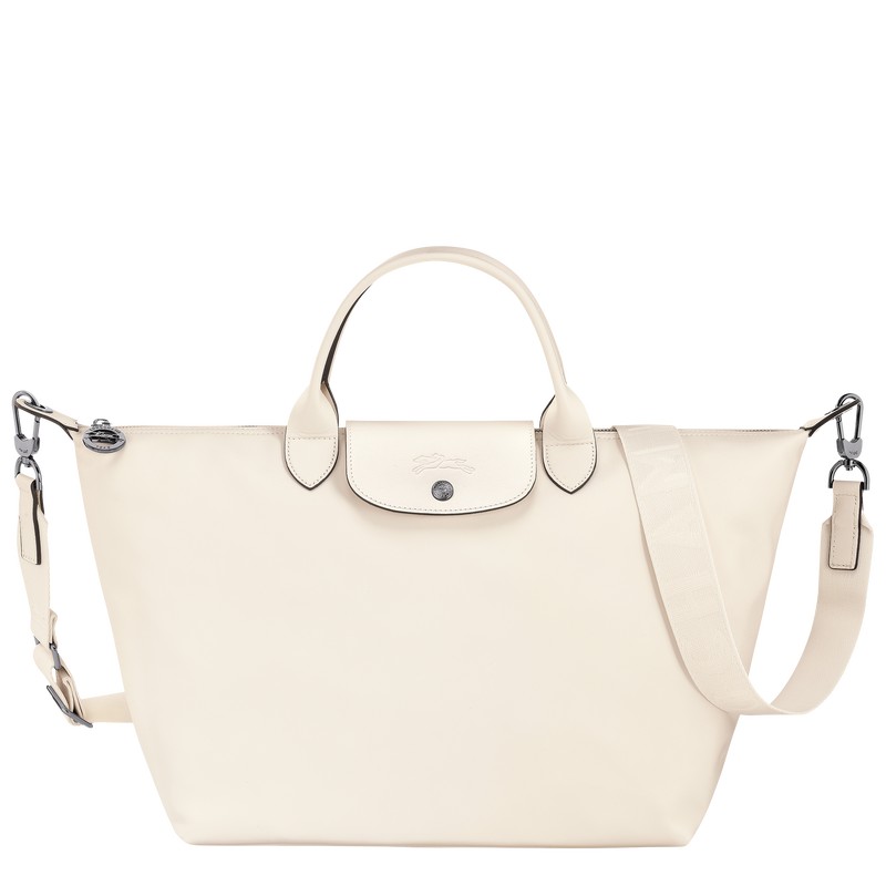 Longchamp Le Pliage Xtra L Handbag Ecru | 2013GMJKV