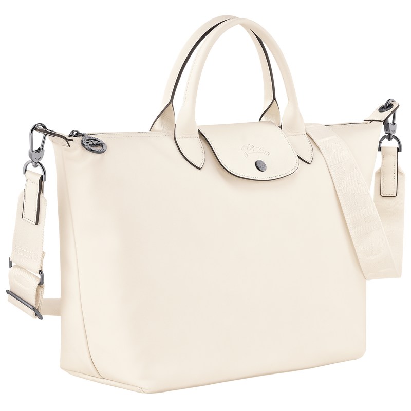 Longchamp Le Pliage Xtra L Handbag Ecru | 6891JHNGK