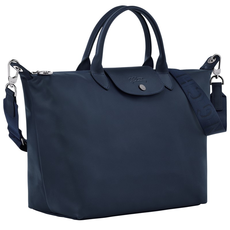 Longchamp Le Pliage Xtra L Handbag Navy | 2813FQMUB