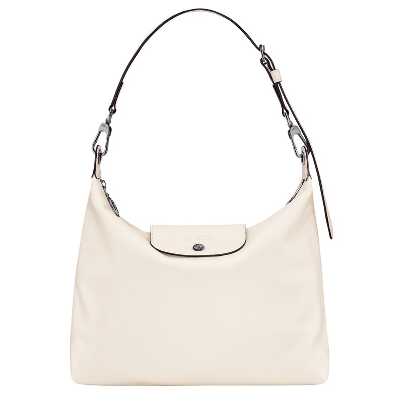 Longchamp Le Pliage Xtra M Hobo Bag Ecru | 9083DAOGY