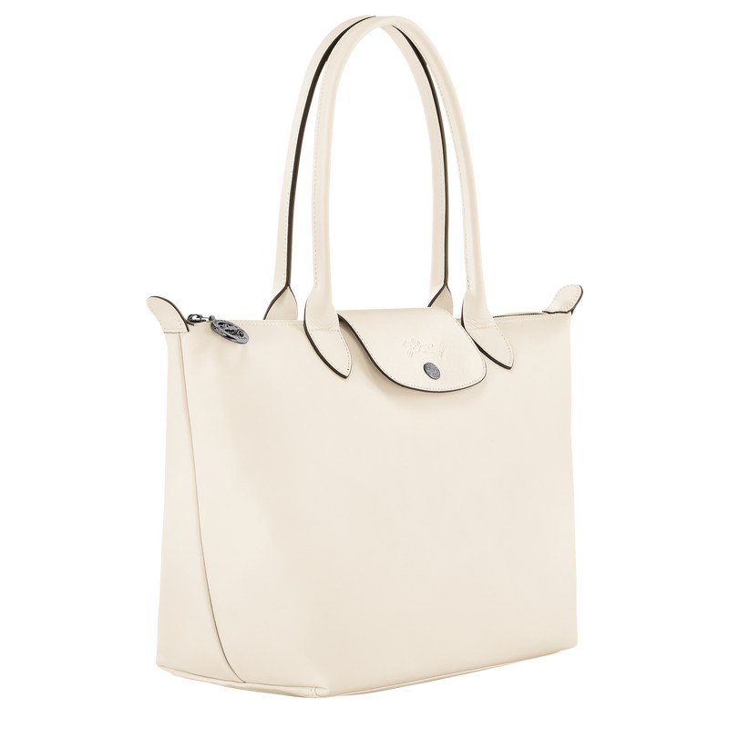 Longchamp Le Pliage Xtra M Tote Bag Ecru | 1072GFCEW