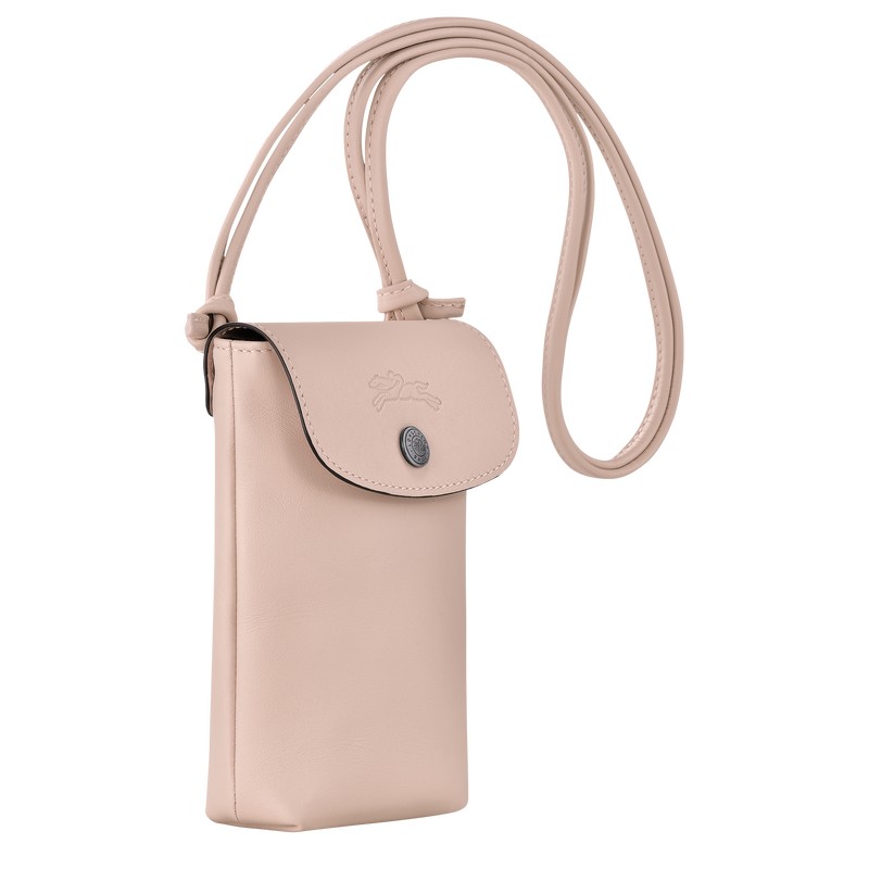 Longchamp Le Pliage Xtra Phone Case With Leather Lace Nude | 6745WDMKN