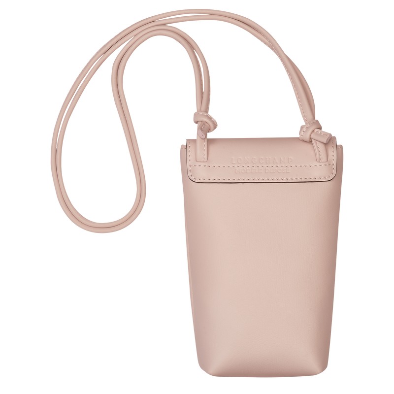 Longchamp Le Pliage Xtra Phone Case With Leather Lace Nude | 6745WDMKN