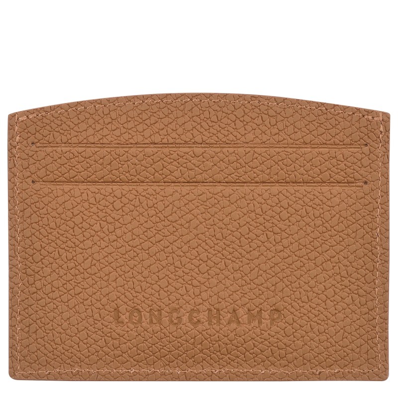 Longchamp Le Roseau Card Holder Natural | 7049YFNWV