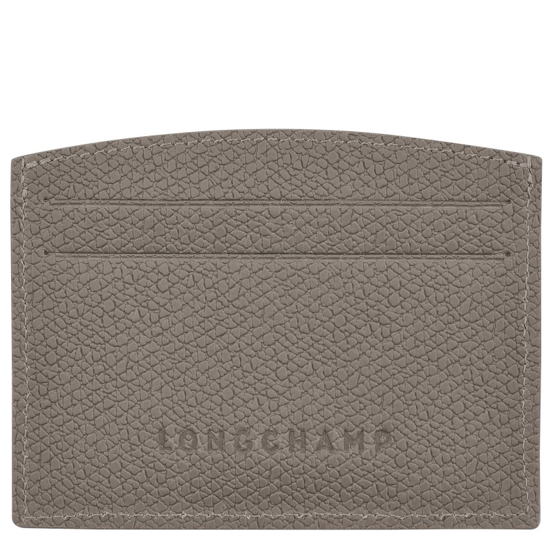 Longchamp Le Roseau Card Holder Turtledove | 5639EHKCM