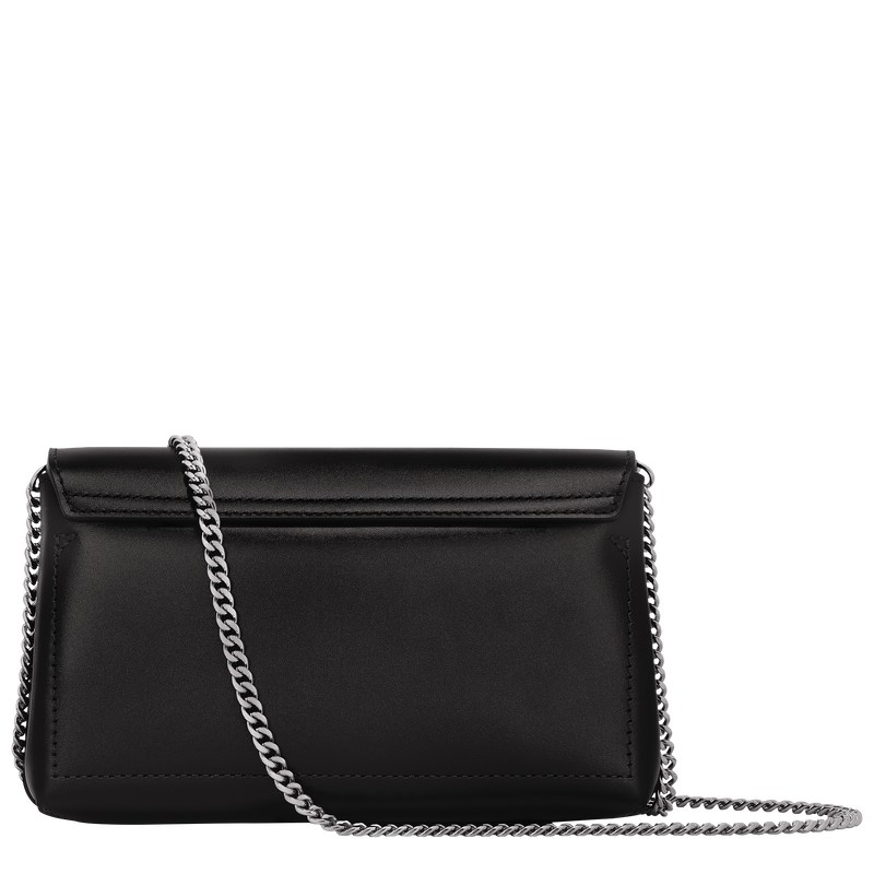 Longchamp Le Roseau Clutch Schwarz | 1065DCWZE