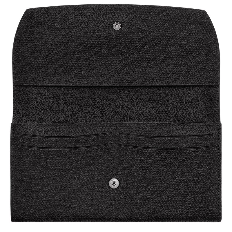 Longchamp Le Roseau Continental Wallet Schwarz | 7083MVKRX