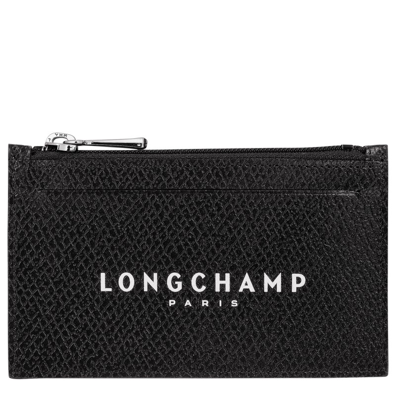 Longchamp Le Roseau Essential Coin Purse Schwarz | 4592RDCVM