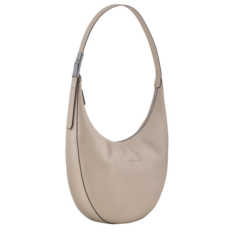 Longchamp Le Roseau Essential L Crossbody Bag Clay | 6705DICGH