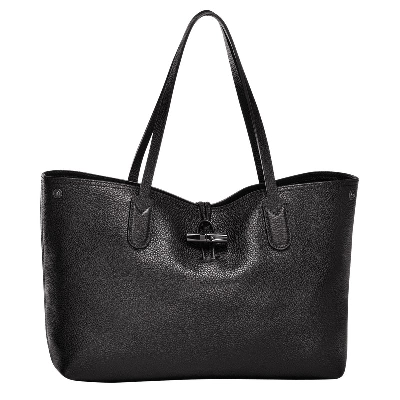 Longchamp Le Roseau Essential L Tote Bag Schwarz | 7568FYBTJ