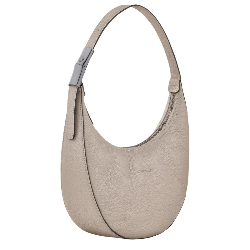 Longchamp Le Roseau Essential M Hobo Bag Clay | 1640EBWFS