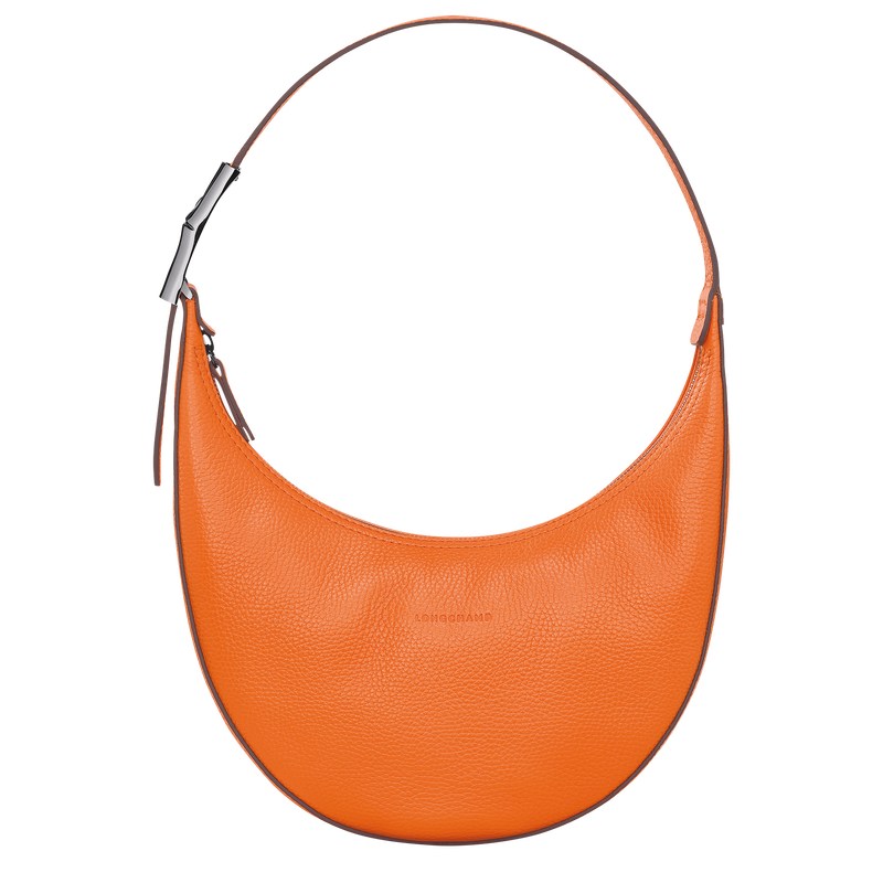 Longchamp Le Roseau Essential M Hobo Bag Orange | 7495DVCHM