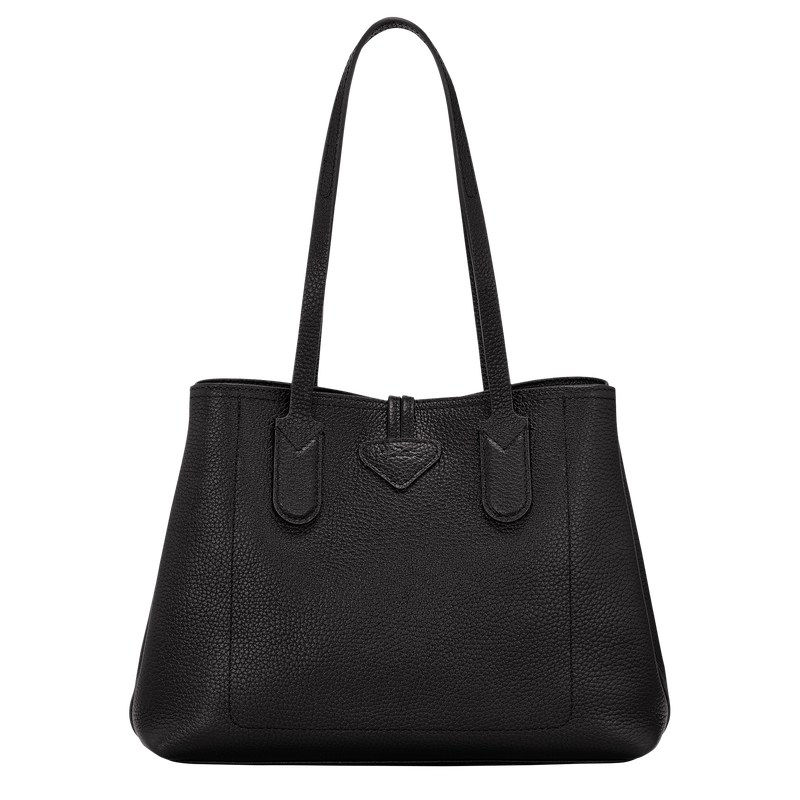 Longchamp Le Roseau Essential M Tote Bag Schwarz | 3576VZTJS