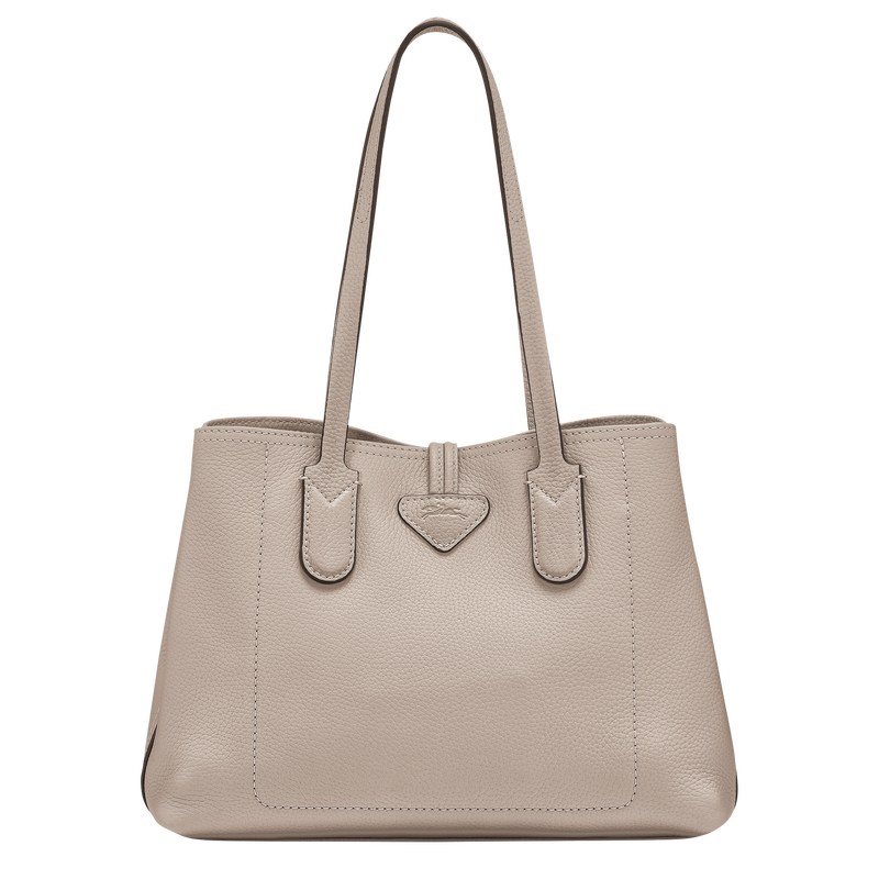 Longchamp Le Roseau Essential M Tote Bag Clay | 7568FYTUS