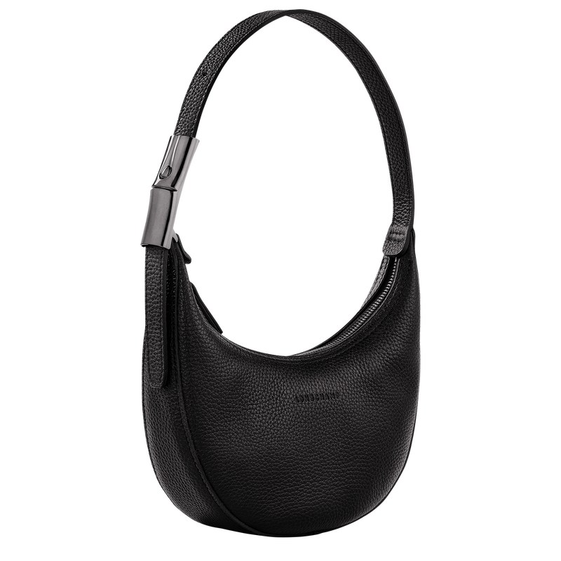 Longchamp Le Roseau Essential S Hobo Bag Schwarz | 5960VLUMH