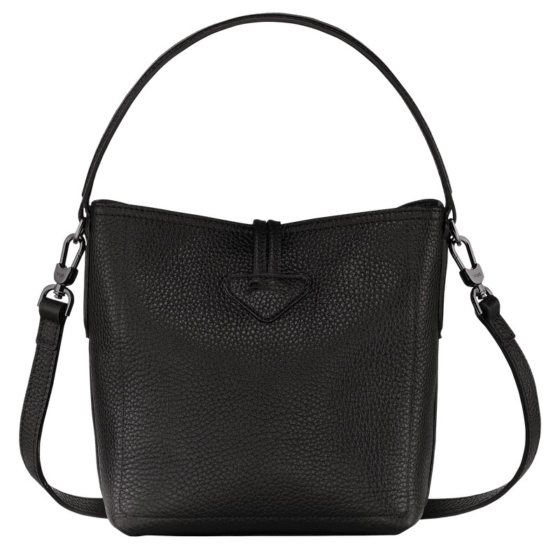 Longchamp Le Roseau Essential Xs Bucket Bag Schwarz | 0312ZJIOH