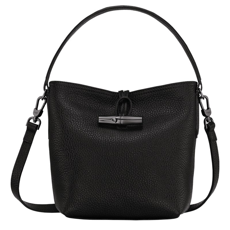 Longchamp Le Roseau Essential Xs Bucket Bag Schwarz | 0312ZJIOH