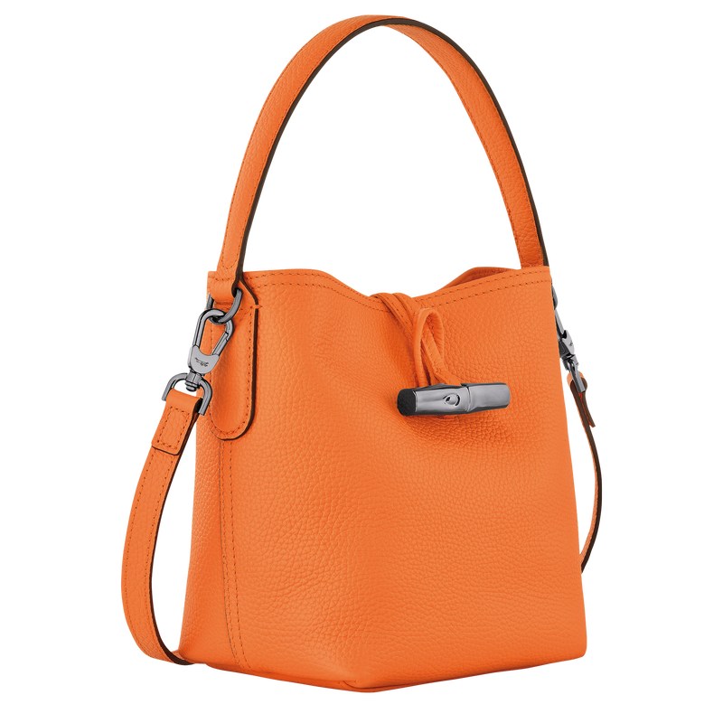 Longchamp Le Roseau Essential Xs Bucket Bag Orange | 7612NFHTR