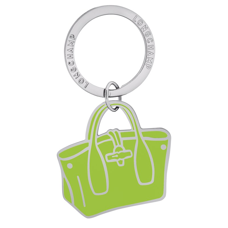 Longchamp Le Roseau Key Rings Grün Hell | 0725KHOCM