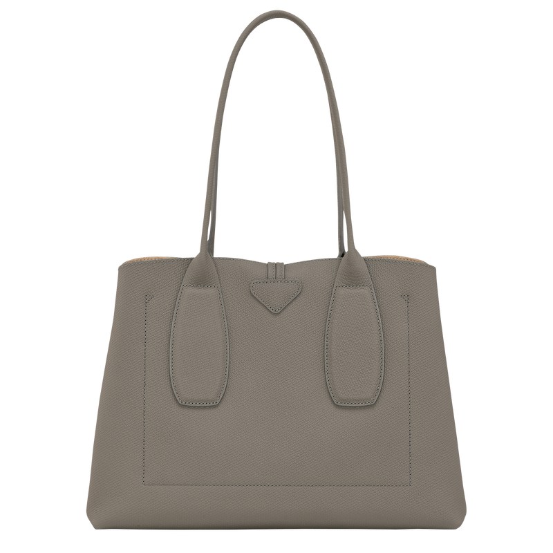 Longchamp Le Roseau L Tote Bag Turtledove | 7693TJNDQ