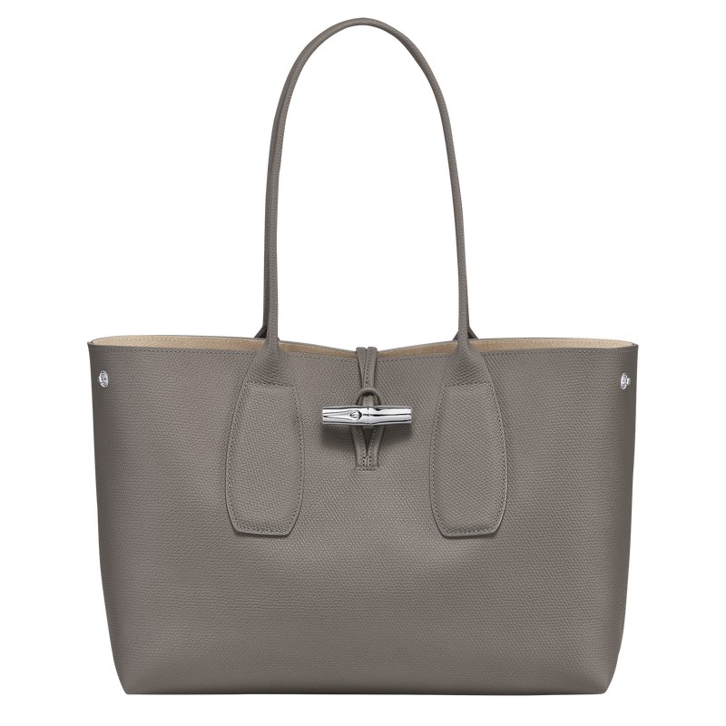 Longchamp Le Roseau L Tote Bag Turtledove | 7693TJNDQ