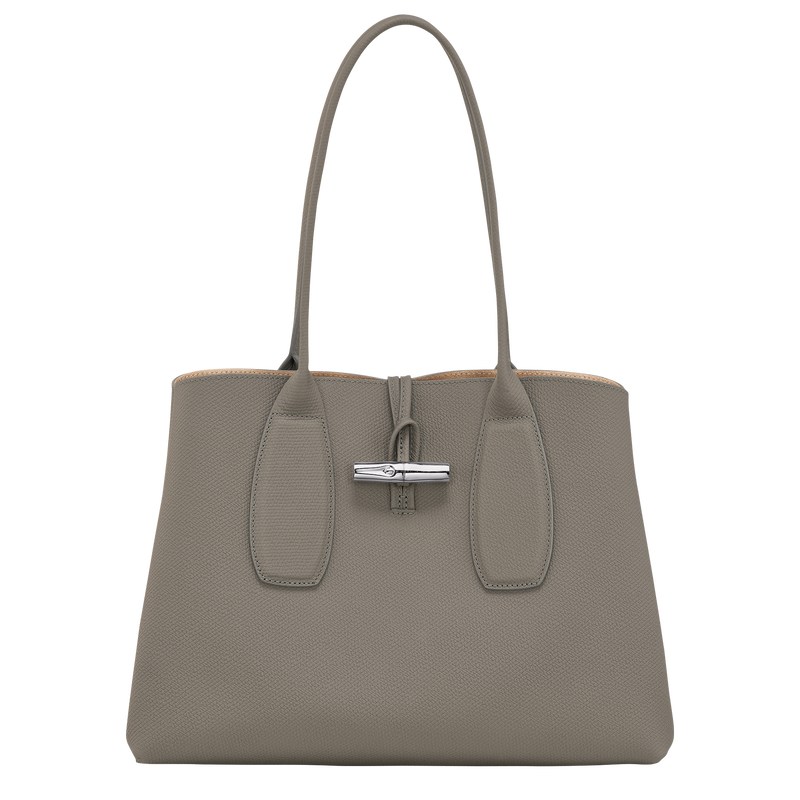 Longchamp Le Roseau L Tote Bag Turtledove | 7693TJNDQ