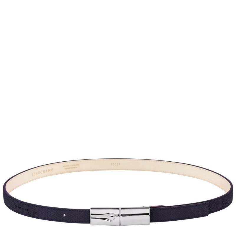 Longchamp Le Roseau Ladies\' Belt Bilberry | 4658NIMXC