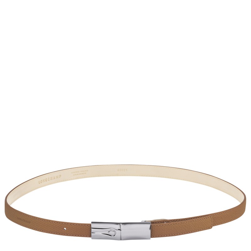 Longchamp Le Roseau Ladies\' Belt Natural | 8391BNCOU