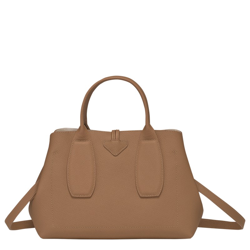 Longchamp Le Roseau M Handbag Natural | 1539MIJHX