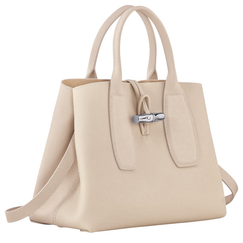 Longchamp Le Roseau M Handbag Paper | 0478DLUZJ