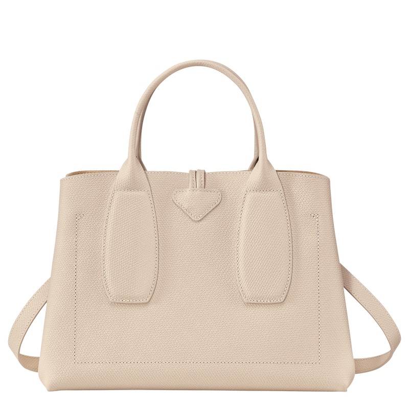 Longchamp Le Roseau M Handbag Paper | 0478DLUZJ