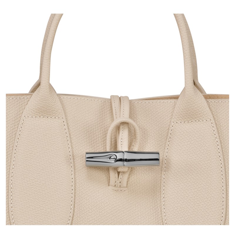 Longchamp Le Roseau M Handbag Paper | 0478DLUZJ