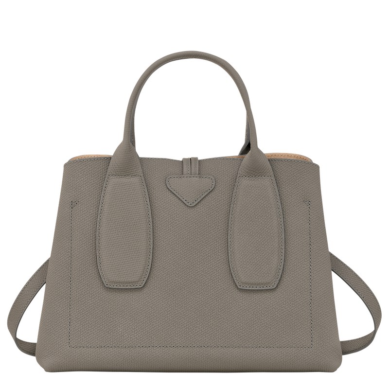 Longchamp Le Roseau M Handbag Turtledove | 8069BEFPD