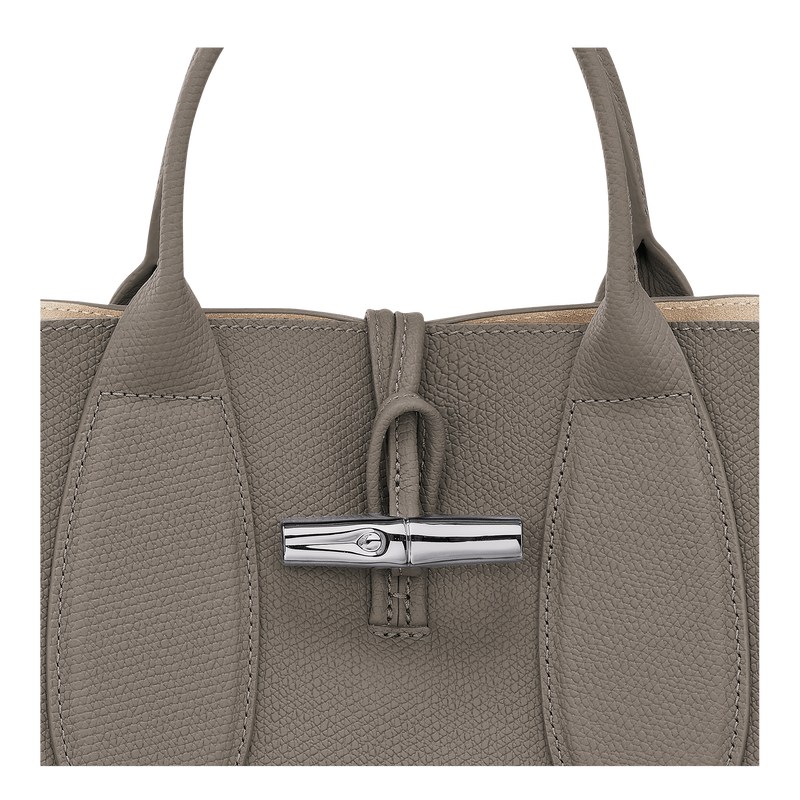 Longchamp Le Roseau M Handbag Turtledove | 8069BEFPD